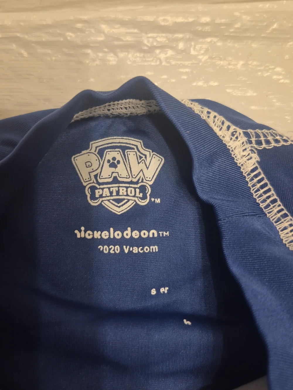Paw Patrol Blue Raglan Short-Sleeve Tee with Chase Rubble & Marshall
